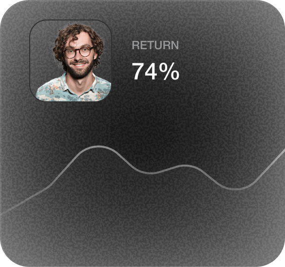 Rendimiento de copy trader